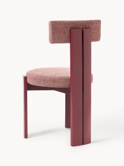 Silla de madera tapizada Katya