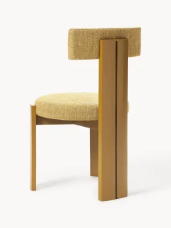 Silla de madera tapizada Katya