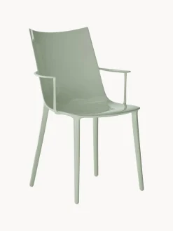 Silla de plástico con reposabrazos H.H.H.