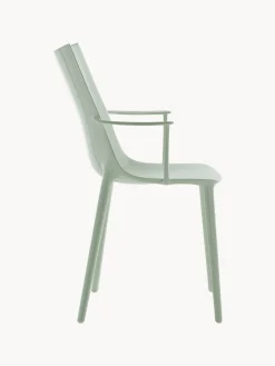 Silla de plástico con reposabrazos H.H.H.