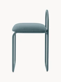 Silla en tejido bouclé Angui