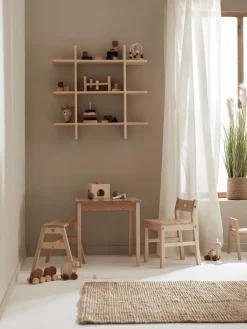 Silla infantil de madera de haya Saga
