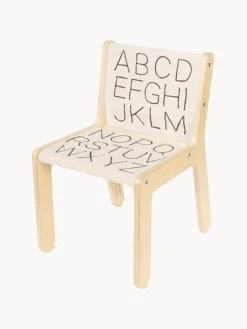 Silla infantil de madera ABC