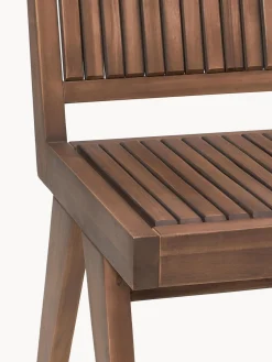 Silla para exterior de madera de acacia Sissi