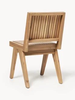 Silla para exterior de madera de acacia Sissi