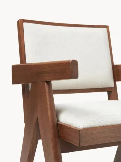 Silla tapizada con reposabrazos Sissi