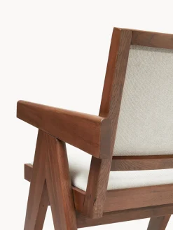 Silla tapizada con reposabrazos Sissi