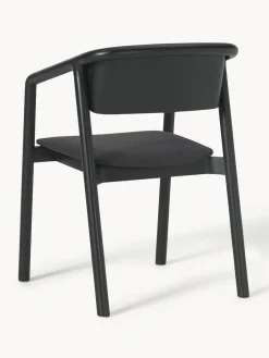 Silla tapizada con reposabrazos Gali