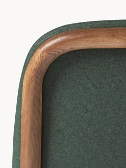 Silla tapizada de madera de fresno Julie