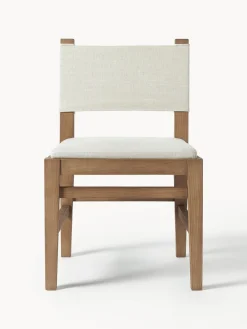 Silla tapizada de madera Liano