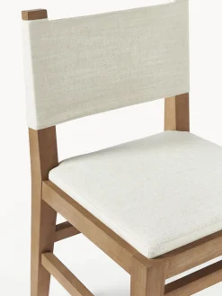 Silla tapizada de madera Liano