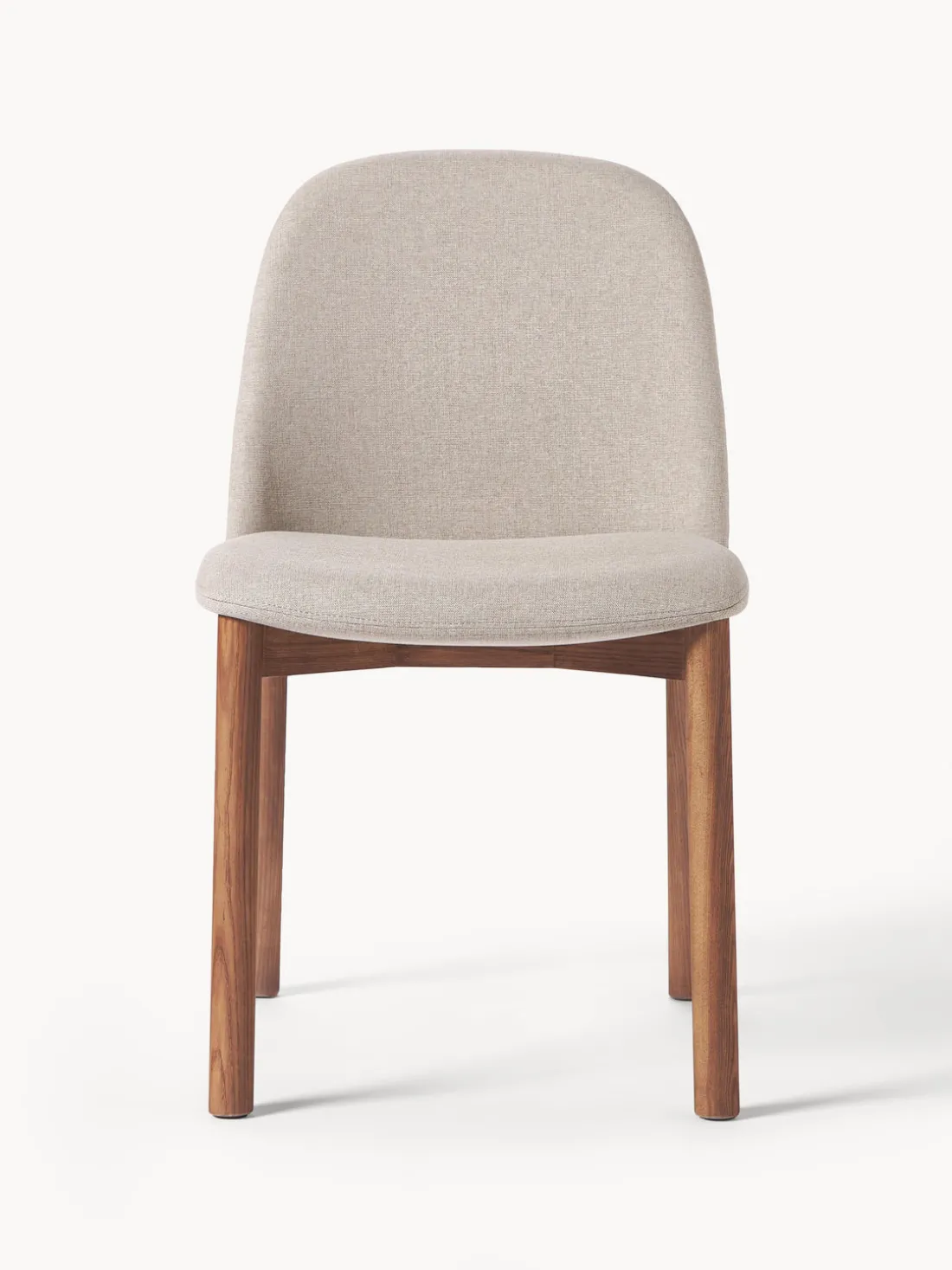 Silla tapizada de madera de fresno Julie