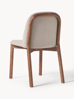 Silla tapizada de madera de fresno Julie