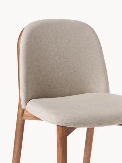 Silla tapizada de madera de fresno Julie