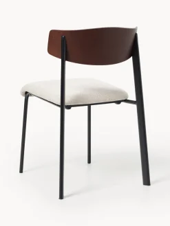 Silla tapizada de madera de roble Nadia