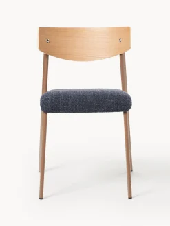 Silla tapizada de madera de roble Nadia