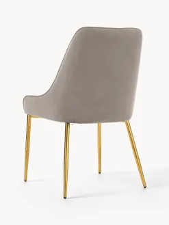 Silla tapizada de terciopelo Ava