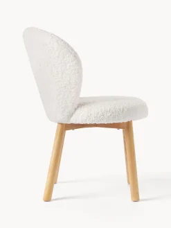 Silla tapizada en borreguillo Serena