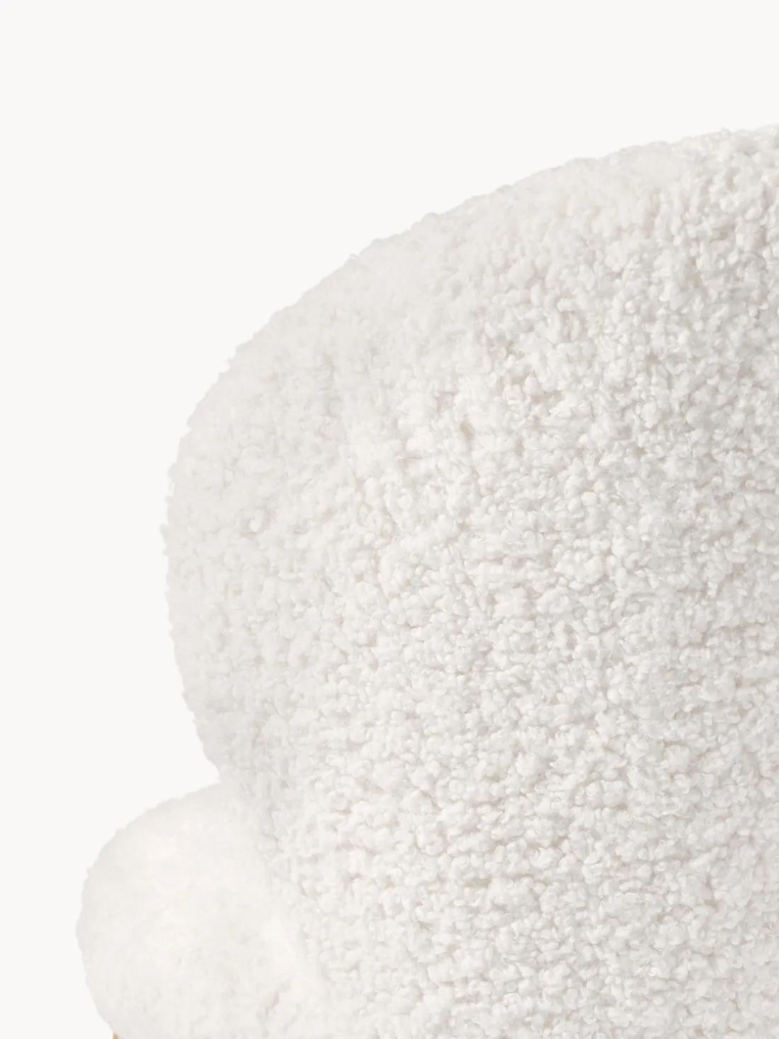 Silla tapizada en borreguillo Serena