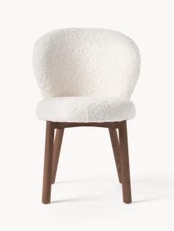 Silla tapizada en borreguillo Serena