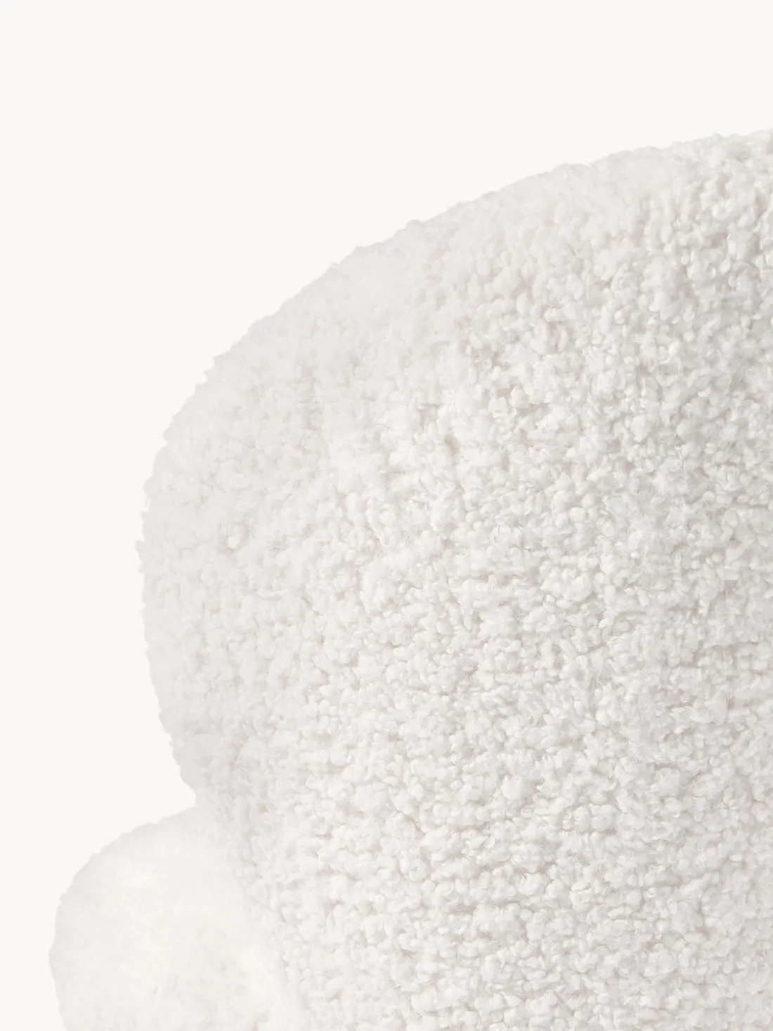 Silla tapizada en borreguillo Serena