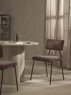 Silla tapizada en pana Mats, 2 uds.