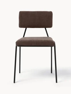 Silla tapizada en pana Mats, 2 uds.