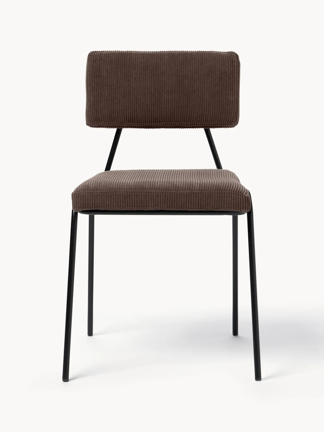 Silla tapizada en pana Mats, 2 uds.