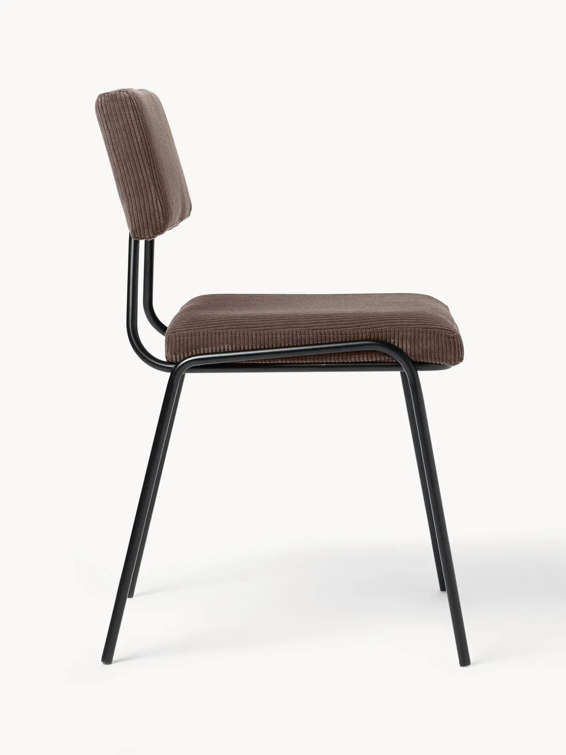 Silla tapizada en pana Mats, 2 uds.