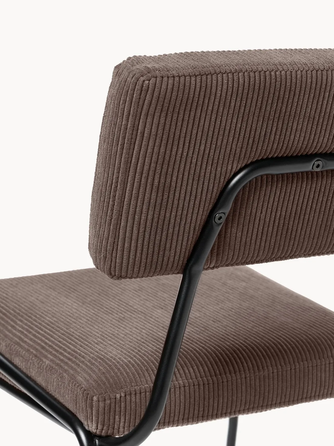 Silla tapizada en pana Mats, 2 uds.