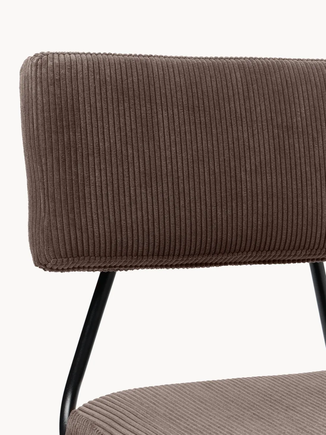 Silla tapizada en pana Mats, 2 uds.