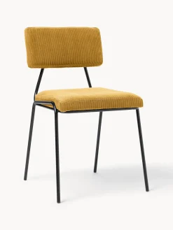 Silla tapizada en pana Mats, 2 uds.