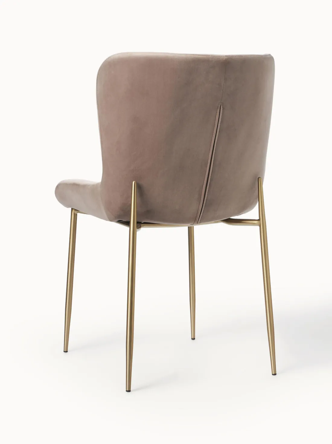 Silla tapizada en terciopelo Tess