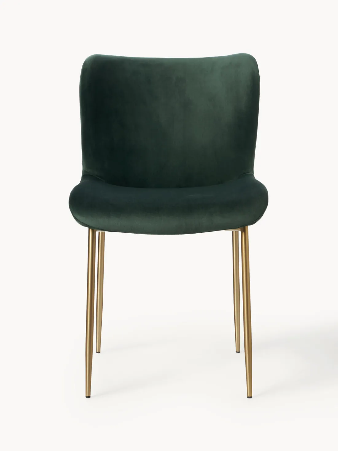Silla tapizada en terciopelo Tess