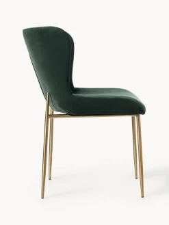 Silla tapizada en terciopelo Tess