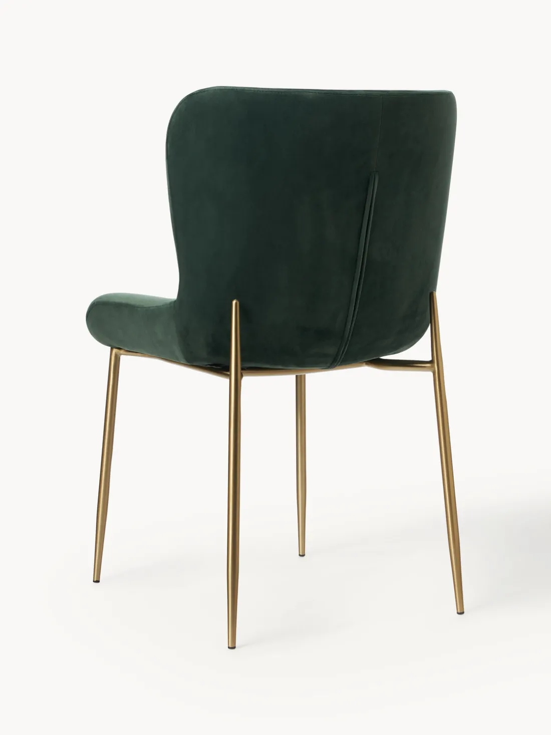 Silla tapizada en terciopelo Tess