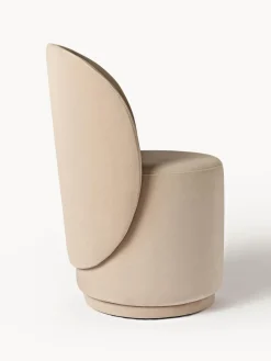 Silla tapizada en terciopelo Zeyno