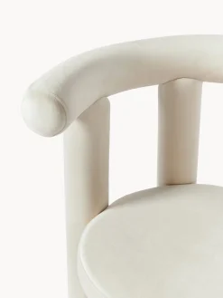 Silla tapizada en terciopelo Calan