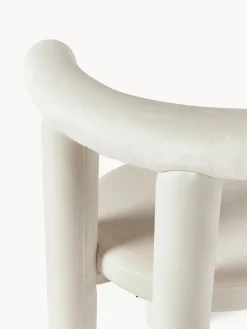 Silla tapizada en terciopelo Calan