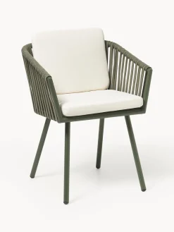 Sillas con reposabrazos de jardín Malo, 2 uds.