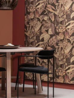 Sillas con reposabrazos de terciopelo Elvy, 2 uds.