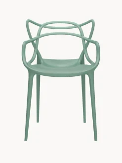 Sillas con reposabrazos Masters, 2 uds.