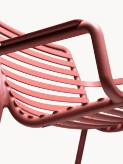 Sillas de jardín apilables con reposabrazos Doga, 2 uds.