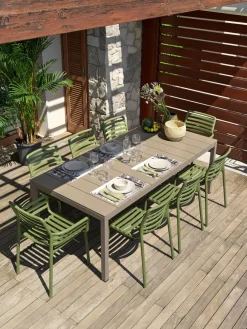 Sillas de jardín apilables Doga, 2 uds.