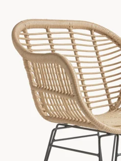 Sillas de ratán con reposabrazos Costa, 2 uds.