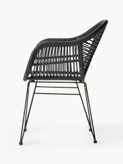 Sillas de ratán con reposabrazos Costa, 2 uds.