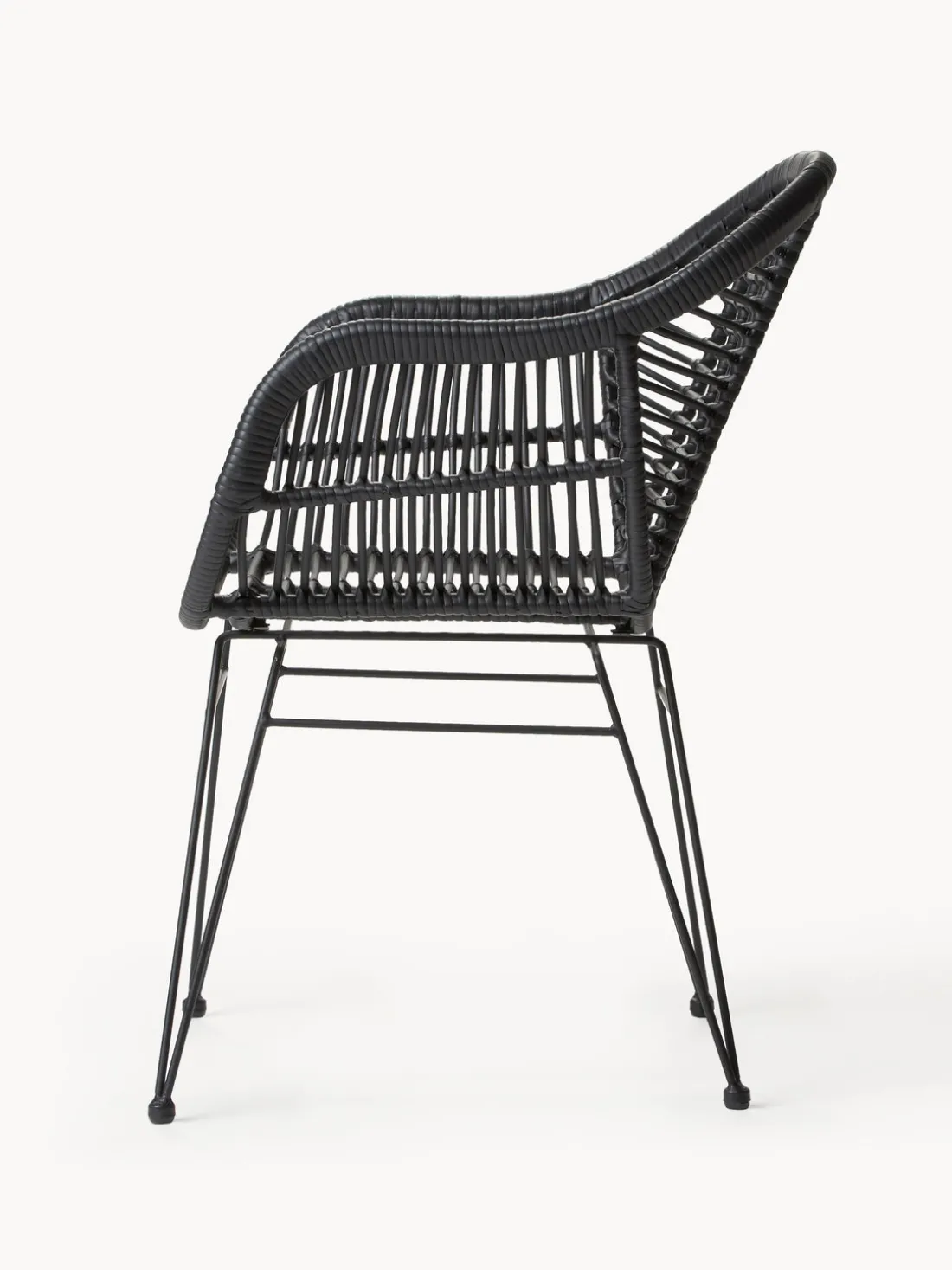 Sillas de ratán con reposabrazos Costa, 2 uds.