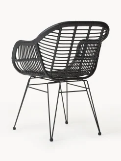 Sillas de ratán con reposabrazos Costa, 2 uds.