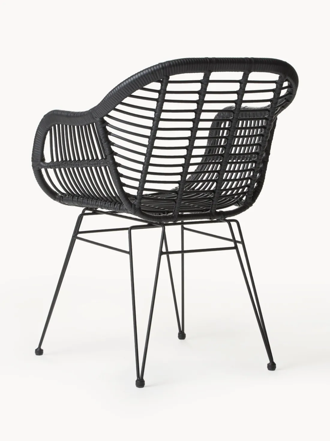 Sillas de ratán con reposabrazos Costa, 2 uds.