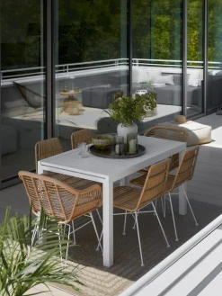 Sillas de ratán Costa, 2 uds.